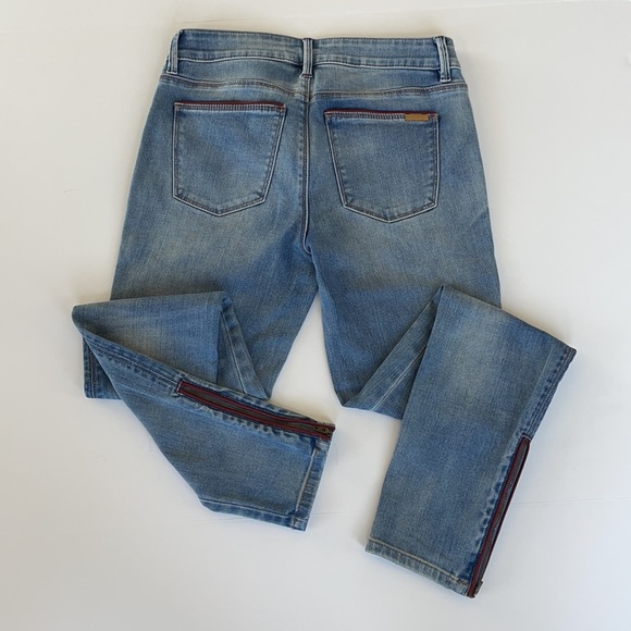 WHBM Red Leather Trim The Skimmer Size 2 - Picture 14 of 16